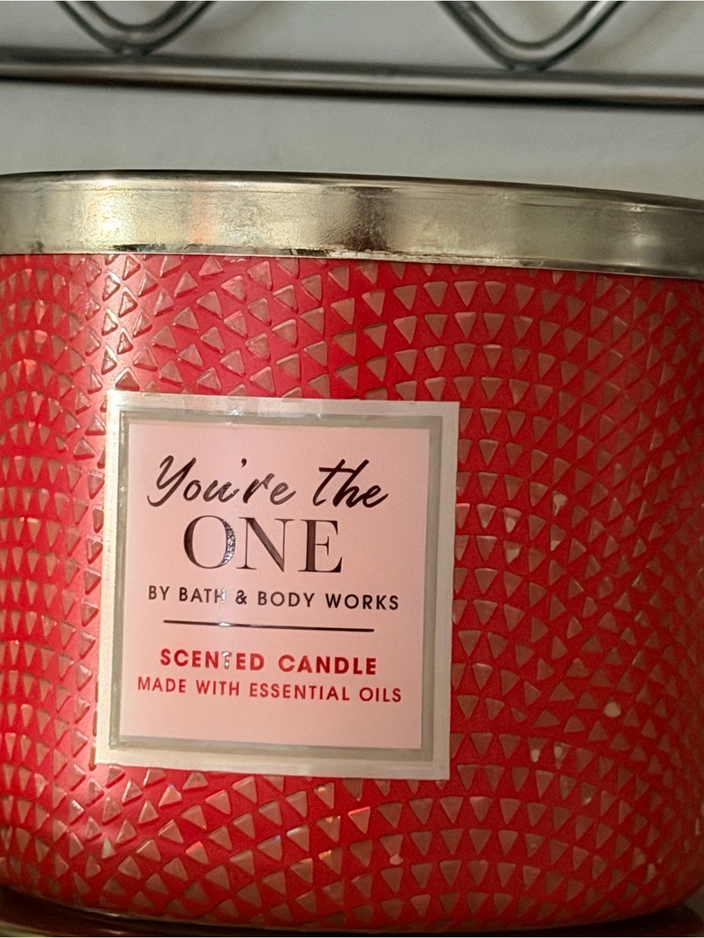 rare bath and body work large 3 wick candle